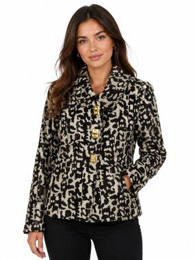 Beth Bowley Gold Toggle Wool Jacket